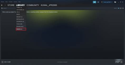 How To Hide/Remove Games and Software From Steam Library