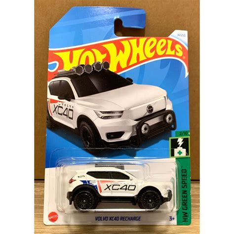 風火輪 Hot Wheels 富豪 VOLVO XC RECHARGE 休旅車 電動車 多功能車 SUV 白色款 蝦皮購物