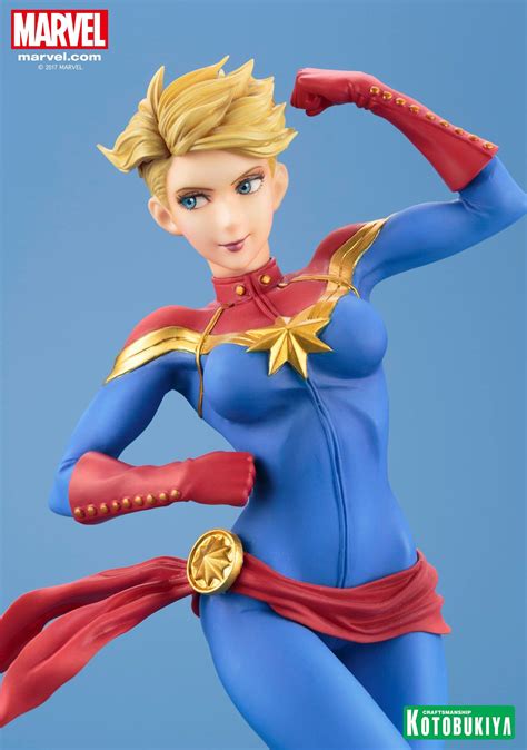 Kotobukiya Captain Marvel Bishoujo Statue The Toyark News