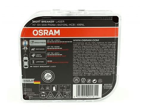 Osram H7 Night Breaker Laser + 150% DuoBox - opinie i ceny na Ceneo.pl