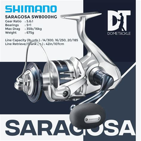 Jual Shimano Saragosa SW 5000 6000 8000 10000 14000 PG HG XG Reel