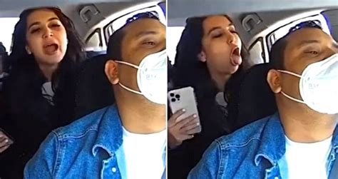 Woman Filmed Coughing On Uber Driver Arrested Facing Robbery And