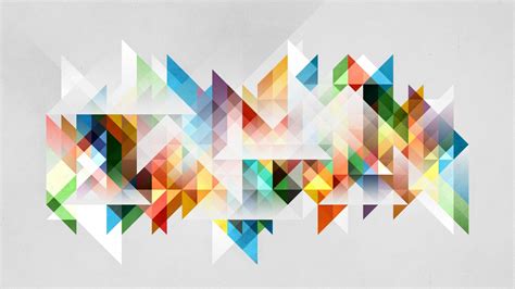 Colorful Shapes Hd Abstract Wallpapers Wallpaper Cave