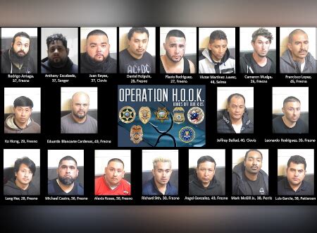 The Fresno County Sheriff-Coroner's Office - Operation “H.O.O.K.” Nets 19 Arrests of Potential ...