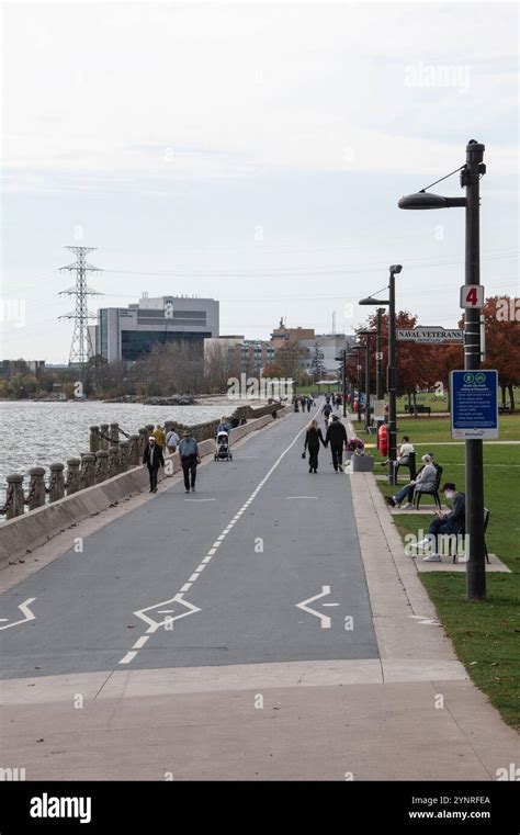 Great Lakes Waterfront Trail At Spencer Smith Park In Downtown
