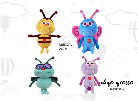 BICHIKIDS PELUCHE MUSICAL 23CM art.8009 - Algo Grosso - Juguetería