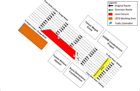 Traffic Notice Continuation Of Lane Closures And Traffic Diversion On