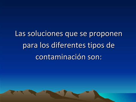 Tipos De Contaminacion Ppt