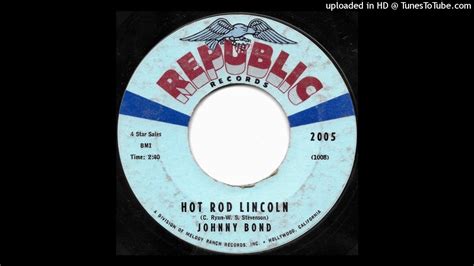 Johnny Bond Hot Rod Lincoln YouTube