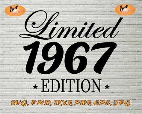 Limited Edition Svg All Original Parts Rd Birthday Gift Etsy