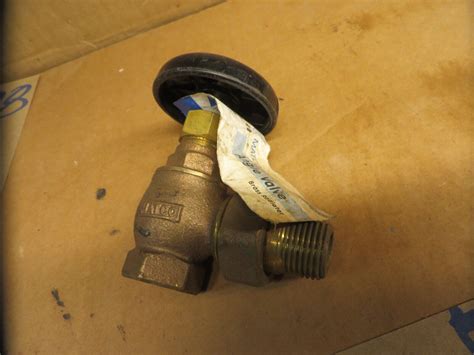 Steam Radiator Brass 1 2 Angle Valve Valve Nos Unused Matco Norca Barvy0500 Ebay