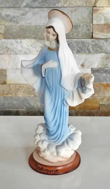 STATUE OF OUR Lady Of Medjugorje Virgin Mary Blessed Mother Mary GIFT