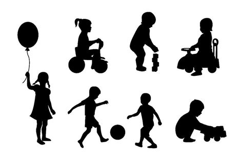 children playing silhouette clipart 10 free Cliparts | Download images on Clipground 2024