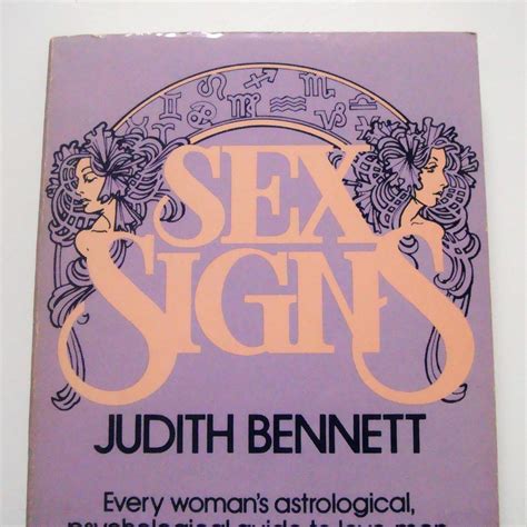 Judith Bennett SEX SIGNS Astrology Book C 1980