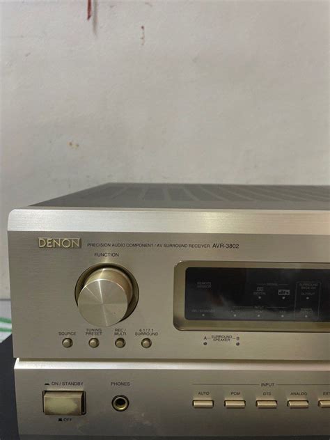 Denon Precision Audio Componentav Surround Receiver Avr 3802 Tv