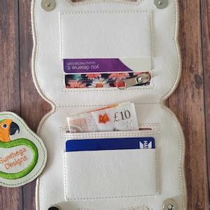 Pussy Cat Purse Bi Fold Wallet X ITH DIGITAL FILE For Embroidery Machines Only Etsy