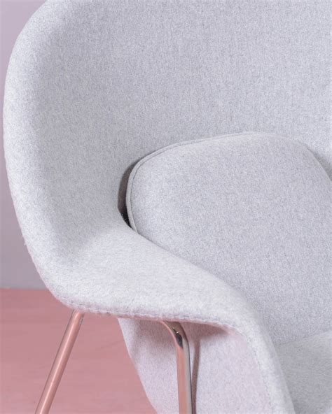 Fauteuil Womb Avec Repose Pieds En Cachemire Design Moderne Nest