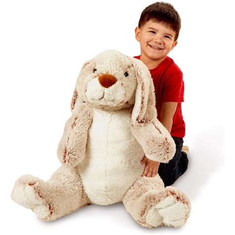 Peluche Lapin géant Melissa Doug 53 cm Peluchegeante