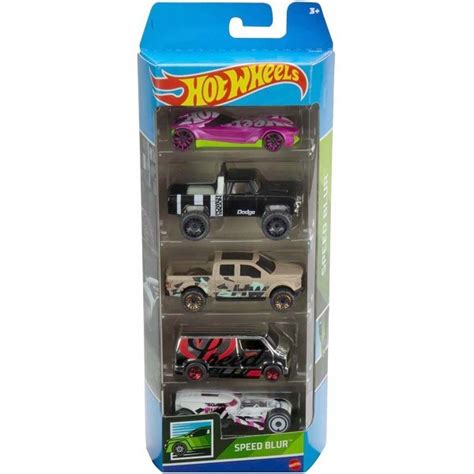 Hot Wheels darabos kisautó készlet Speed Blur II Gyerekajándék