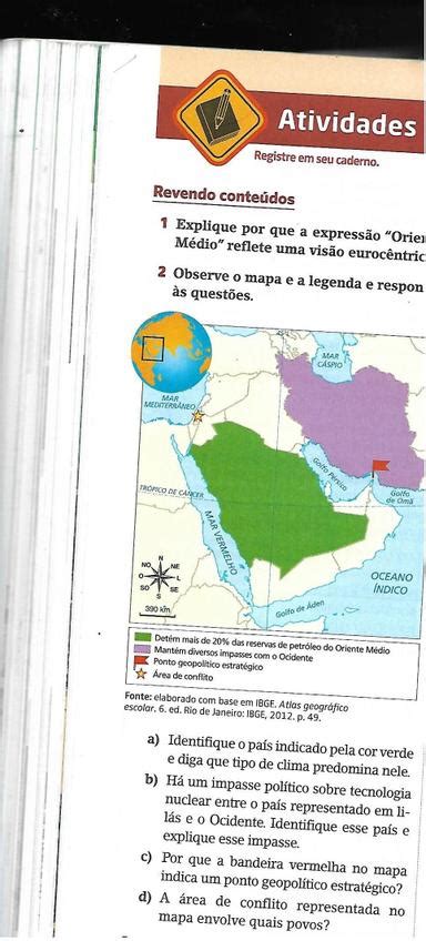 Observe O Mapa E Responda As Questões Alguém Pode Ajudar Br