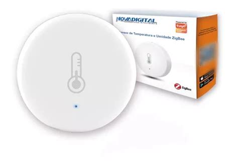 Sensor De Temperatura E Umidade Zigbee Tuya Smart Escorrega O Pre O