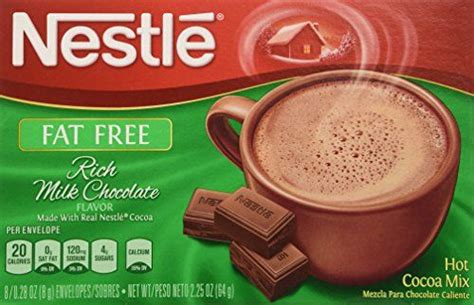 Nestle Hot Cocoa Mix Fat Free Count Envelopes Pack Of Hot Cocoa Mixes Cocoa Mix Mint