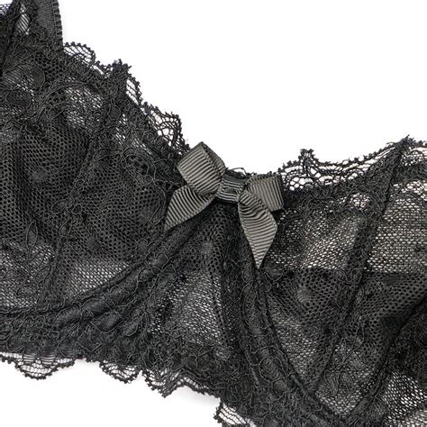 Half Cup Sexy Women Bras Perspective Brassiere Lace Sheer Lingerie Underwear Bh Ebay