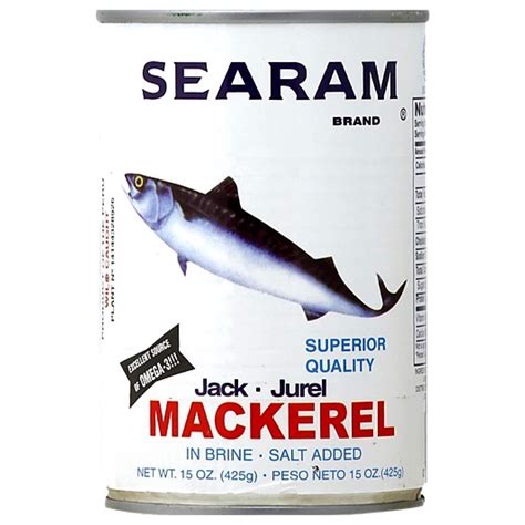 Searam Mackerel In Brine Salt Added 15 Oz Sukli Filipino Grocery Online Usa