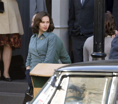 Felicity Jones On The Set Of On The Basis Of Sex In Montreal Hawtcelebs