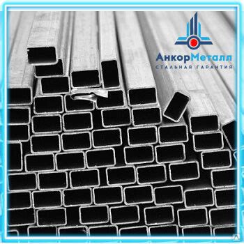 Труба нержавеющая электросварная прямоугольная 40x20x1 мм шлифованная ...