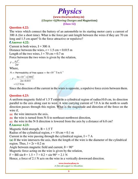 Ncert Solutions For Class Physics Chapter In Hindi And English