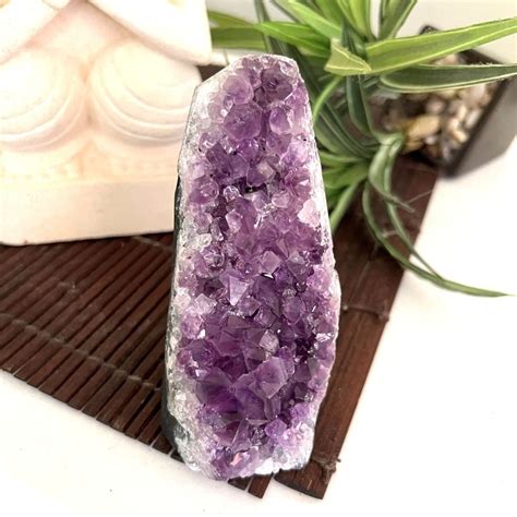 Amethyst Cut Base Cluster Buy Quality Crystals Conscious Stones