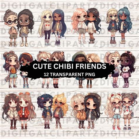 Chibi Anime Friends