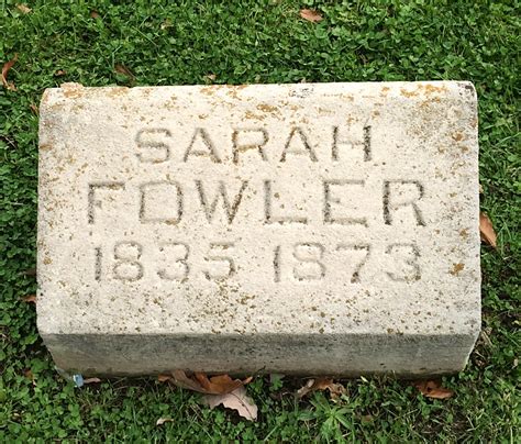 Sarah Smith Fowler 1835 1873 Mémorial Find a Grave