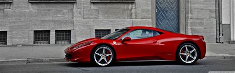 Ferrari 458 Italia Sideways 4K UHD Wallpaper for UltraHD Desktop and TV ...