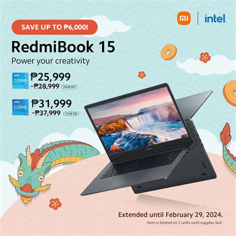 Xiaomi RedmiBook 15 Core i5 | Authorized Xiaomi Store PH Online