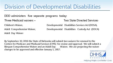 Division Of Developmental Disabilities Amy Nutter Service District