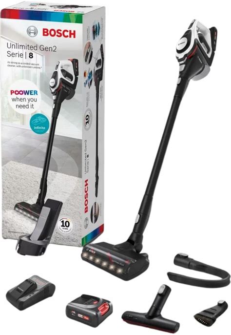 Odkurzacz Pionowy Bosch Serie 8 Unlimited Gen2 BSS8224 Elektroszczotka