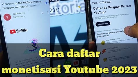 Cara Daftar Monetisasi Youtube Lewat Hp Berhasil Youtube