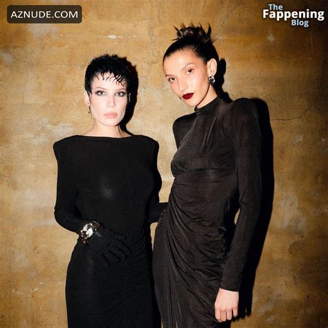 Halsey Sexy Flashes Her Hot Tits At The Vanity Fair Oscar Party In Beverly Hills AZNude