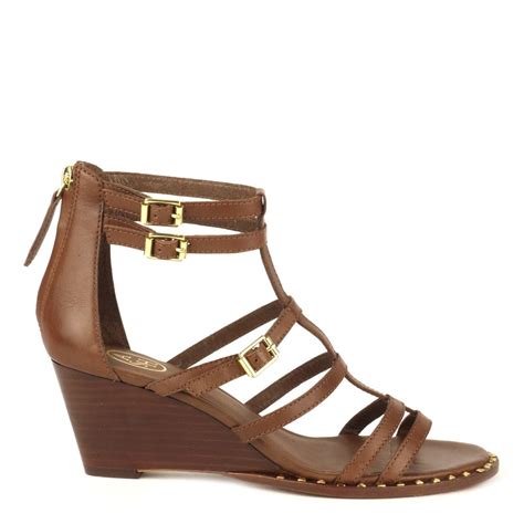 Brown Wedge Sandals | CraftySandals.com