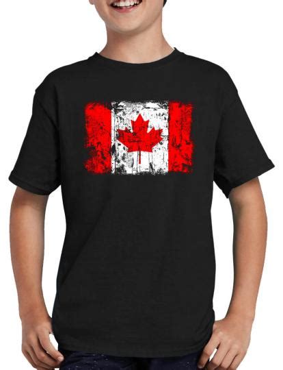 Kanada Vintage Flagge Fahne T Shirt Tshirt People