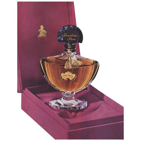 Original French Vintage Shalimar Perfume By Guerlain Print From