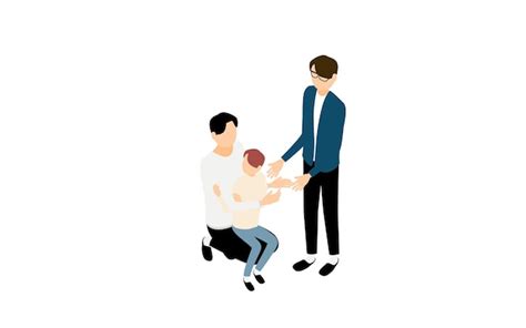 Premium Vector Isometric Lgbt One Of The Sexual Diversity Parenting Of Gay Couples