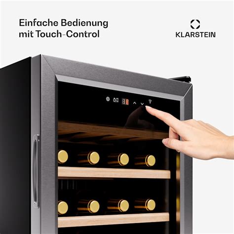 Klarstein Shiraz Premium Smart 24 Weinkühlschrank 24 Flaschen