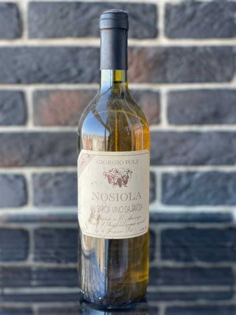 Вино "Vino da Tavola Giorgio Poli Nosiola" 1992 года урожая