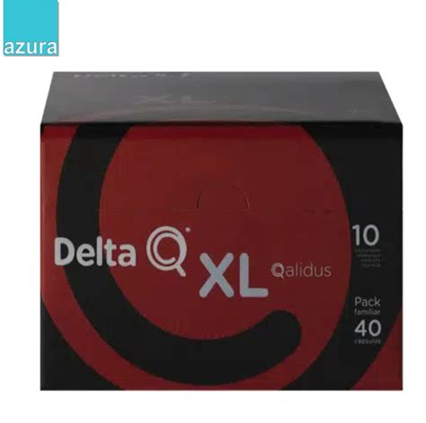 Pack XL 40 Cápsulas Café DeltaQ Qalidus Lojadahigiene