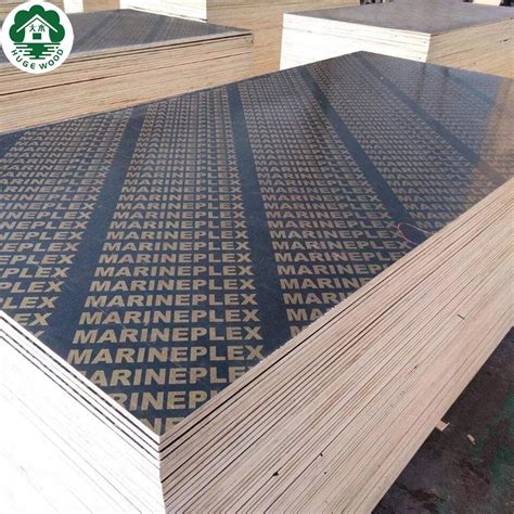 Phenolic Plywood Black Finger Joint Recycled Concrete Formwork Film