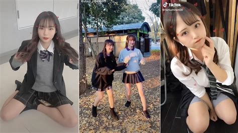 Tiktok Japan のティックトック学校 日本 High School Japan Tik Tok Sakura 0098